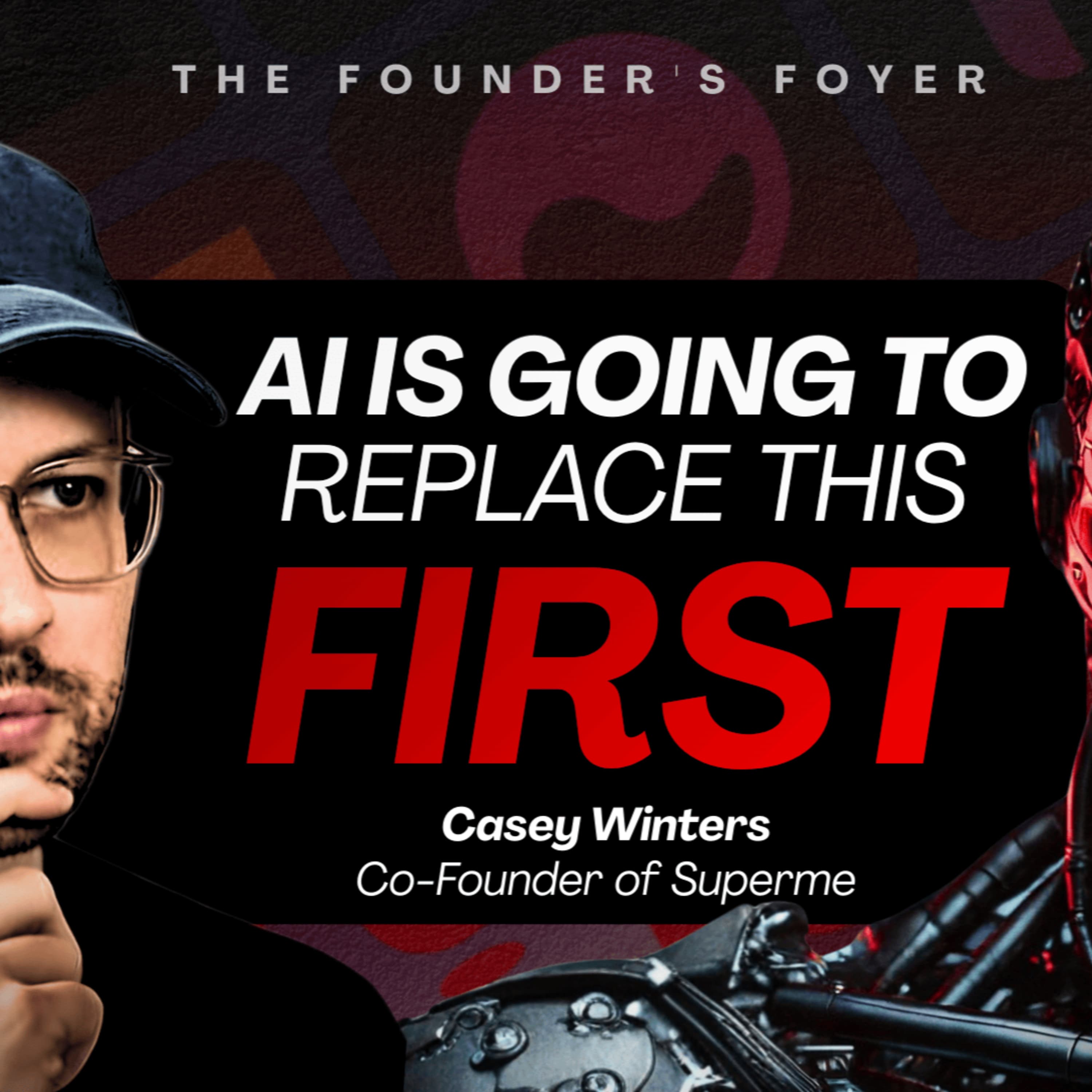 Cover art for #63 Growth in 2026 - The REAL IMPACT of AI on Work, Startups, and Creators ft. Casey Winters - The Founder's Foyer Podcast