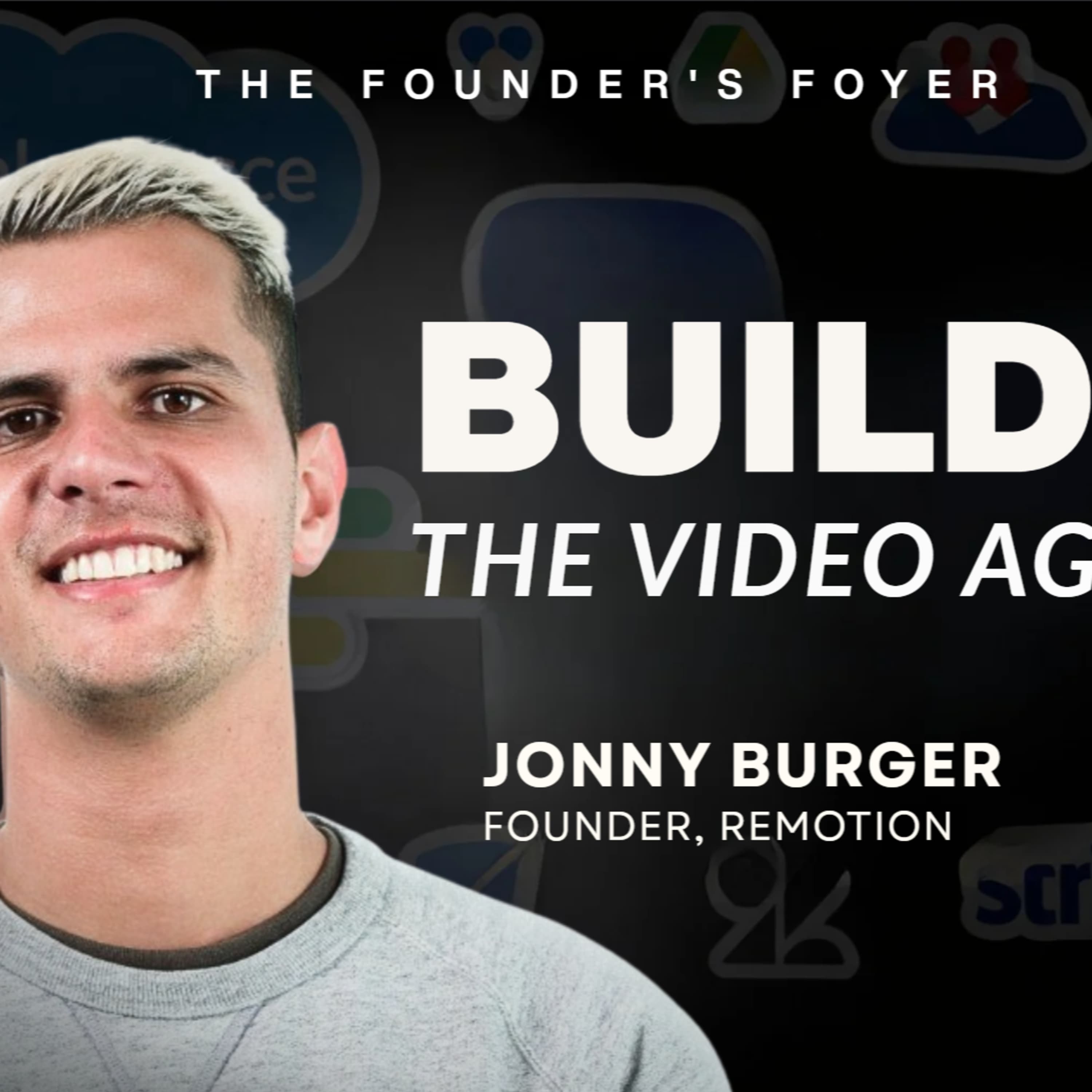 Cover art for #66 How to Survive the Autonomous Video Revolution ft. Jonny Burger (Founder, Remotion) - The Founder's Foyer Podcast